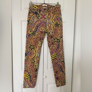 Designer Etro Rock Paisley Pants